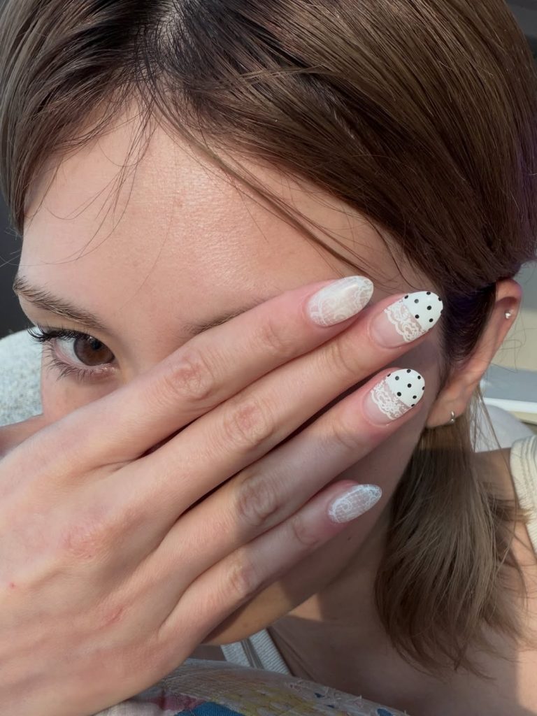 蕾絲美甲、美甲範本 夏日美甲