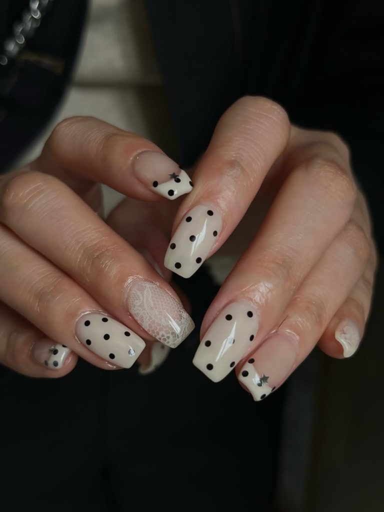 蕾絲美甲、美甲範本 夏日美甲