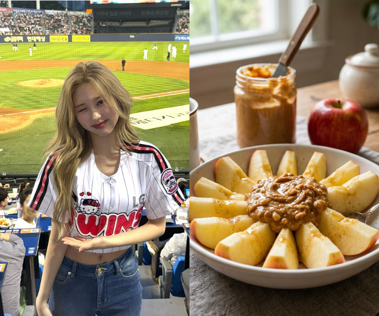 「蘋果加花生醬」是瘦身黃金組合？拆解3大營養原理 韓星IVE秋天、李多慧實證：穩定血糖兼有飽足感！