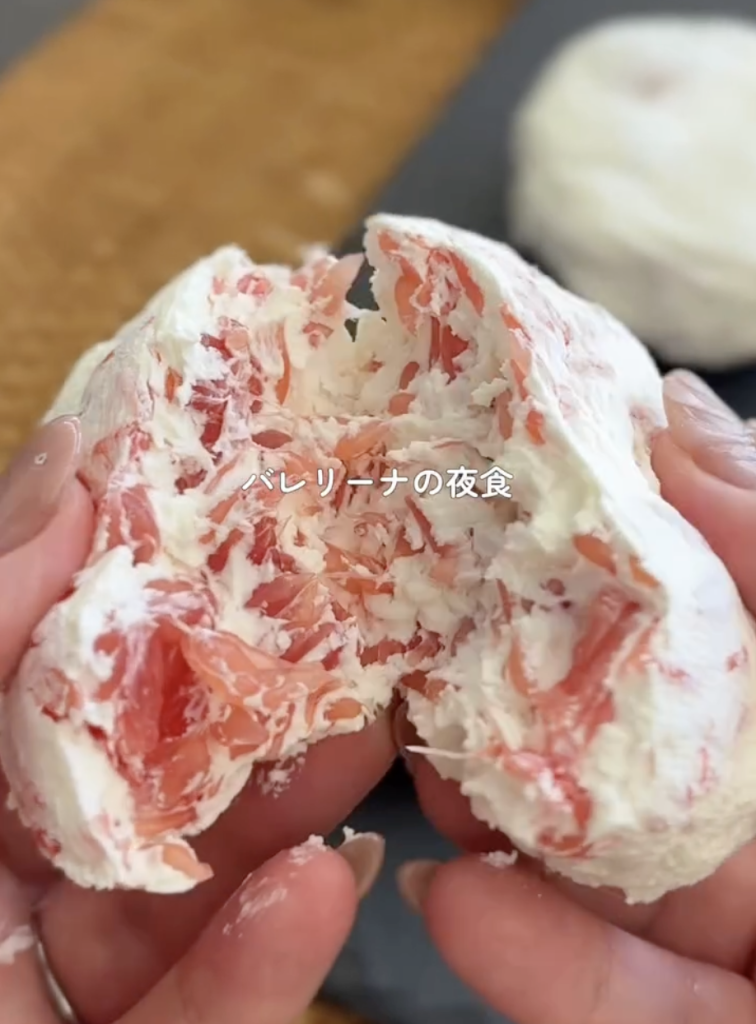 芭蕾舞者宵夜 乳酪 西柚