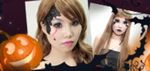 shu uemura Halloween 「麗」鬼彩妝服務