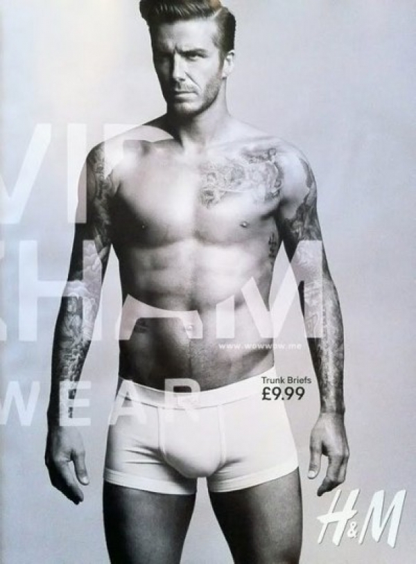 H&M X David Beckham 騷身材