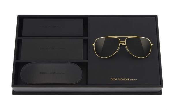 Dior Homme 18K 金機師太陽鏡