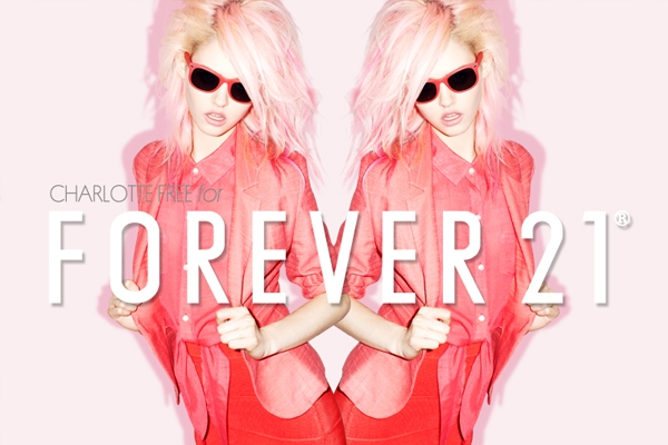 粉紅模Charlotte X Forever 21