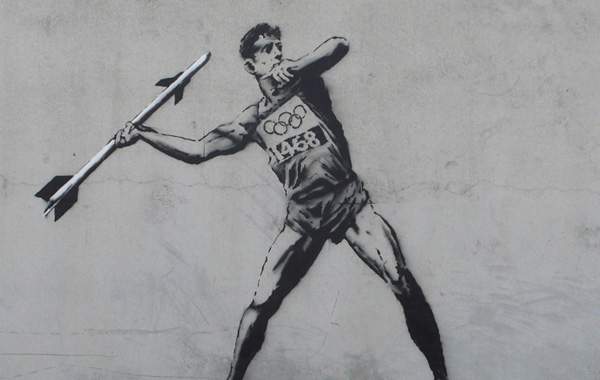 Banksy 塗鴉倫敦奧運