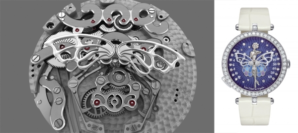 Van Cleef & Arpels  時計上的芭蕾舞伶