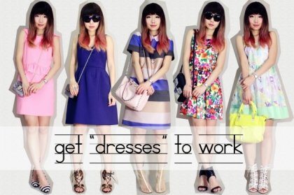 get dresses to work
