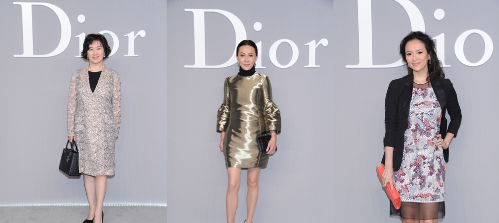 紅星力撐Dior 高級訂製服發布會