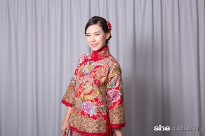 微胖新娘穿甚麼裙褂才好？