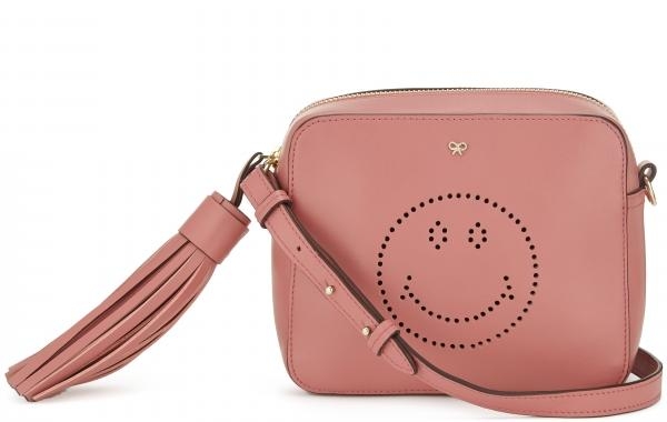 Smiley crossbody bag in blush circis  $6490