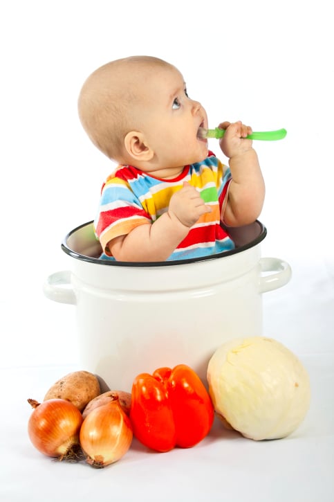 學食蔬菜從嬰兒開始
