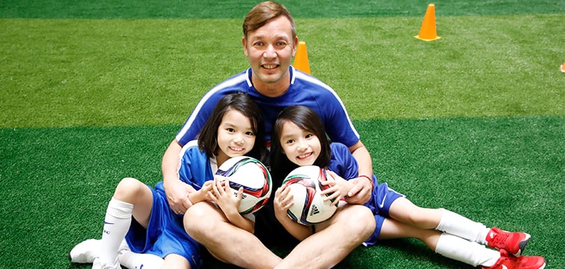 親子專訪：山度士與他的足球小女將