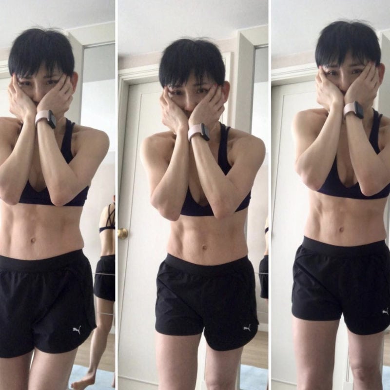 身段完勝後生女！至fit婆婆劉美君曬超完美腹肌