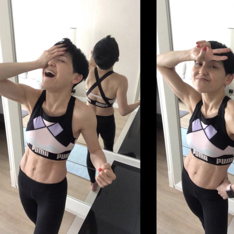 身段完勝後生女！至fit婆婆劉美君曬超完美腹肌