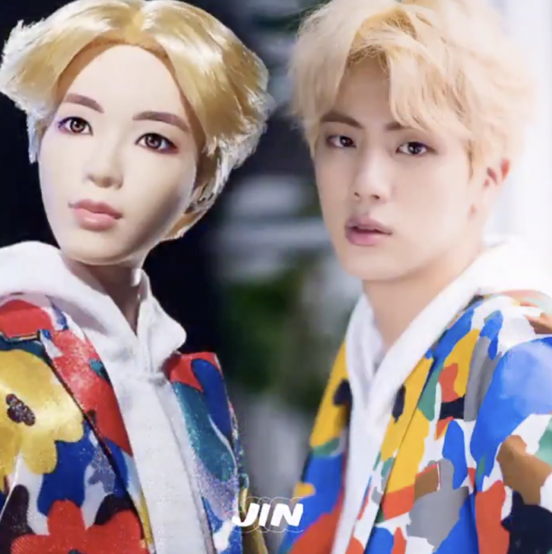 BTS防彈少年團與Mattel聯乘公仔