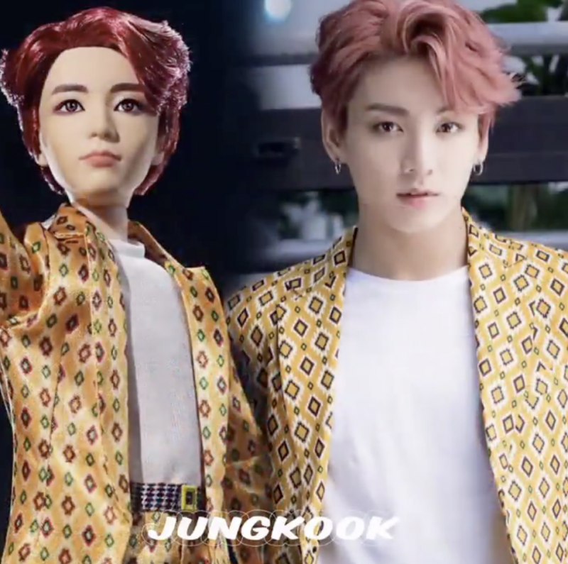 BTS防彈少年團與Mattel聯乘公仔