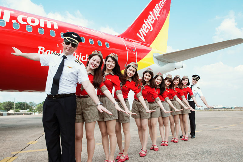 越捷航空機組人員