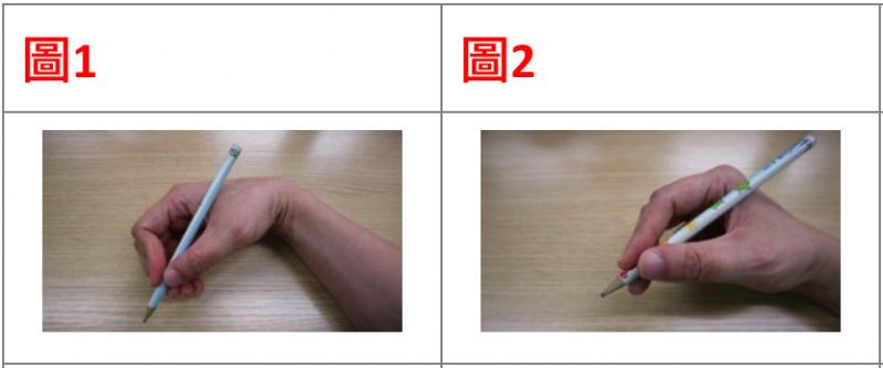 正確握筆方法職業治療師郭航劍