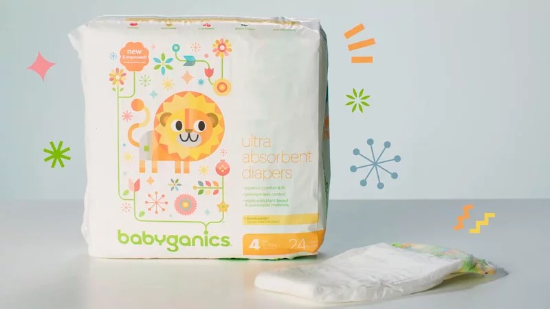 BABYGANICS 天然親膚防敏感紙尿片