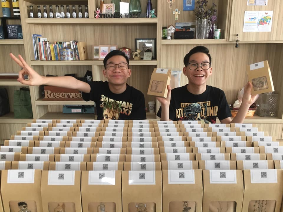 在泰國學習製作咖啡包