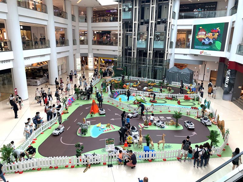 奧海城與屯門市廣場 暑假兒童電動車初體驗
