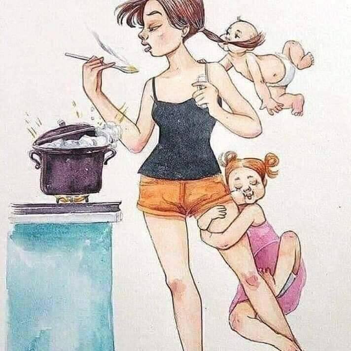 有了孩子今非昔比！插畫家我手畫我心道盡媽媽辛酸