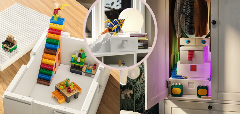 【時尚收納櫃】LEGO x IKEA 推出BYGGLEK 收納櫃，實用又充滿童趣的家品登場！