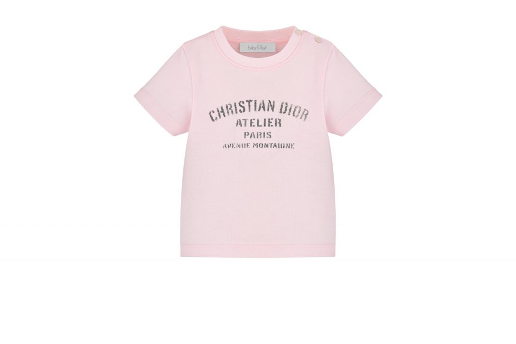 BABY DIOR_CHRISTIAN DIOR ATELIER CAPSULE_PINK TSHIRT_HKD2200