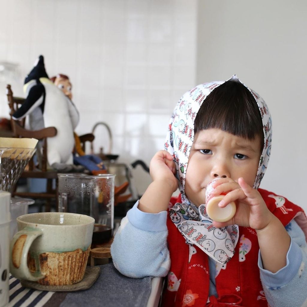 日本4歲得意妹化身咖啡師！趣怪得意動靜網民LIKE爆