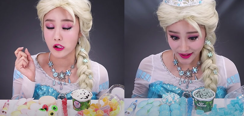 Jini姐姐都有份?ElsaGate第二波ASMR吃播片被指教懷細路成眾矢之的