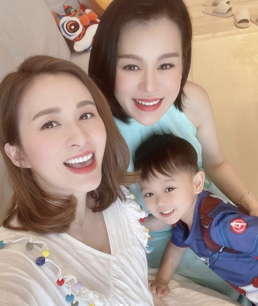 沈卓盈早前去探望準媽咪胡杏兒，更向她取經交流湊仔心得。