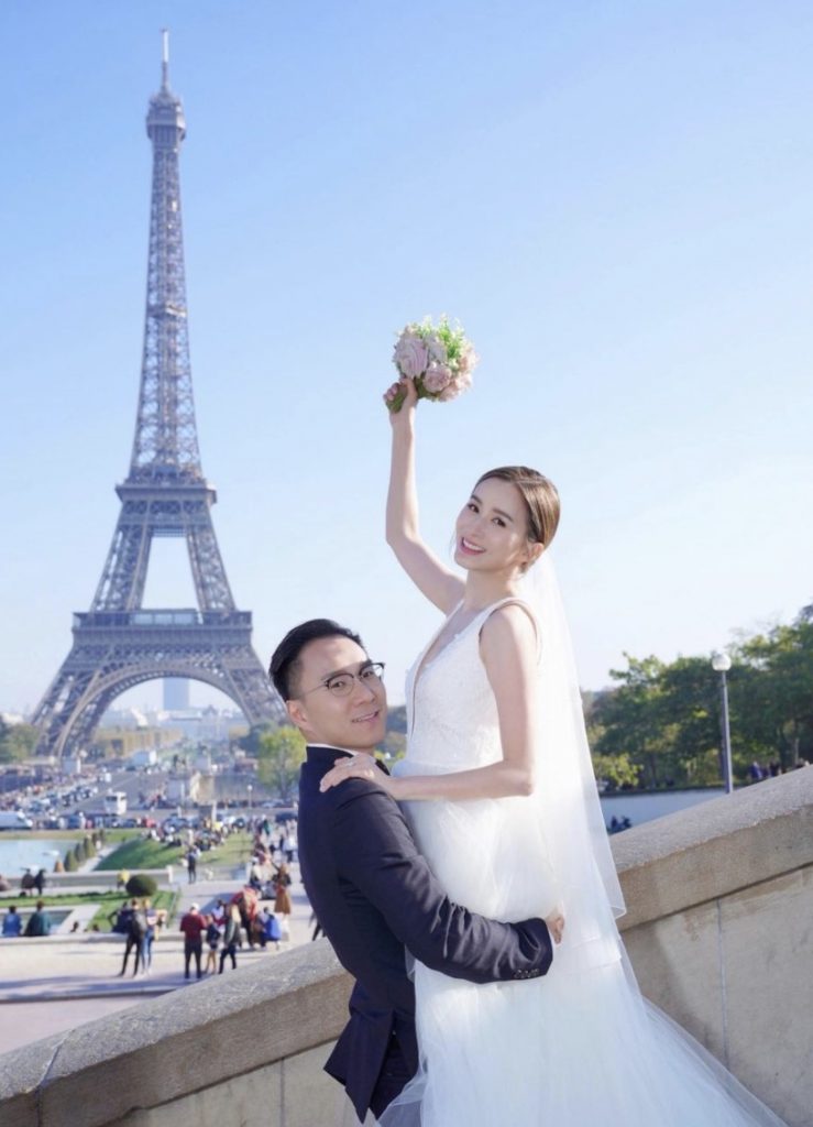 沈卓盈前年與經營內衣生意的富商Calvin結婚。