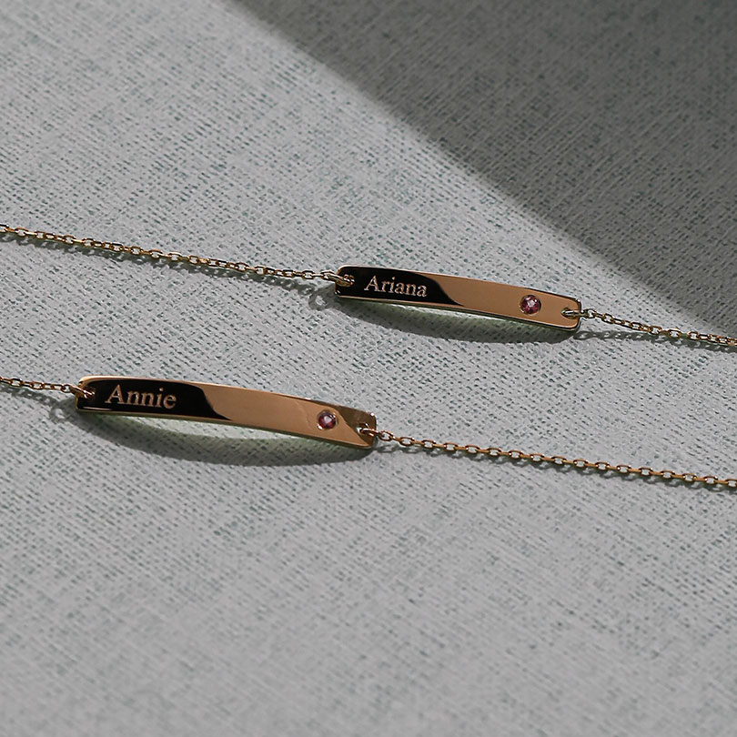 NYSSA Ava 手鏈 18cm媽媽款（HK$2,683 -18K, HK$1,579 - 9K）16cm 囡囡款(HK$1,894 - 18K, $1,263 - 9K)