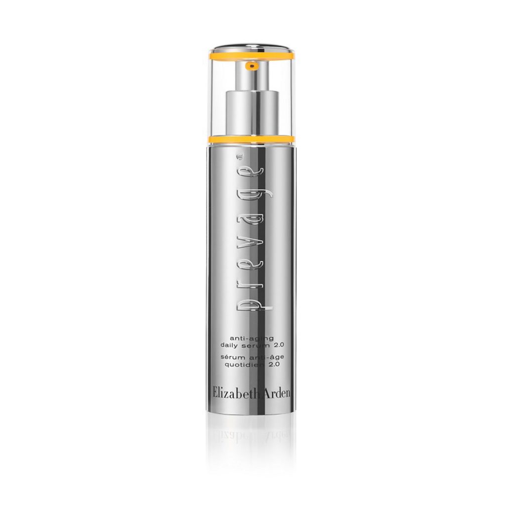  //Elizabeth Arden PREVAGE™ ANTI-AGING DAILY SERUM 2.0(HK$ 1,120 / 50ML)//皇牌成分艾地苯：最強抗氧化功效，與硫辛酸、凱因庭與輔酶Q10相比，抗老效果更為顯著。有效活化肌膚的生命力，改善肌膚皺紋、彈性、透亮度、粗糙乾燥等問題。