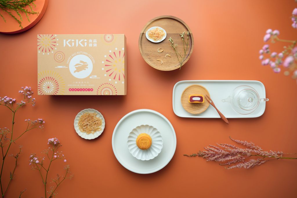 Kiki 櫻花蝦芋泥麻糬月餅禮盒(HK$298/一盒六件)