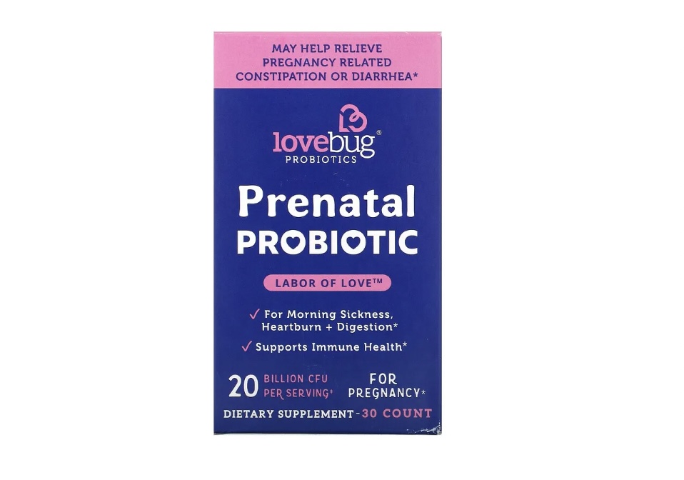 LoveBug Probiotics, 孕婦專用益生菌，200 億 CFU，30 份