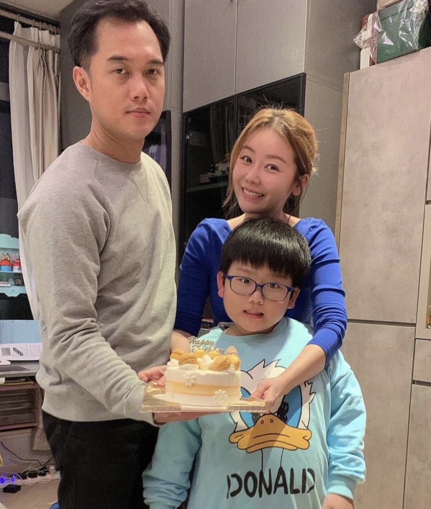 張韋怡與老公育有7歲兒子。（圖片：張韋怡IG）