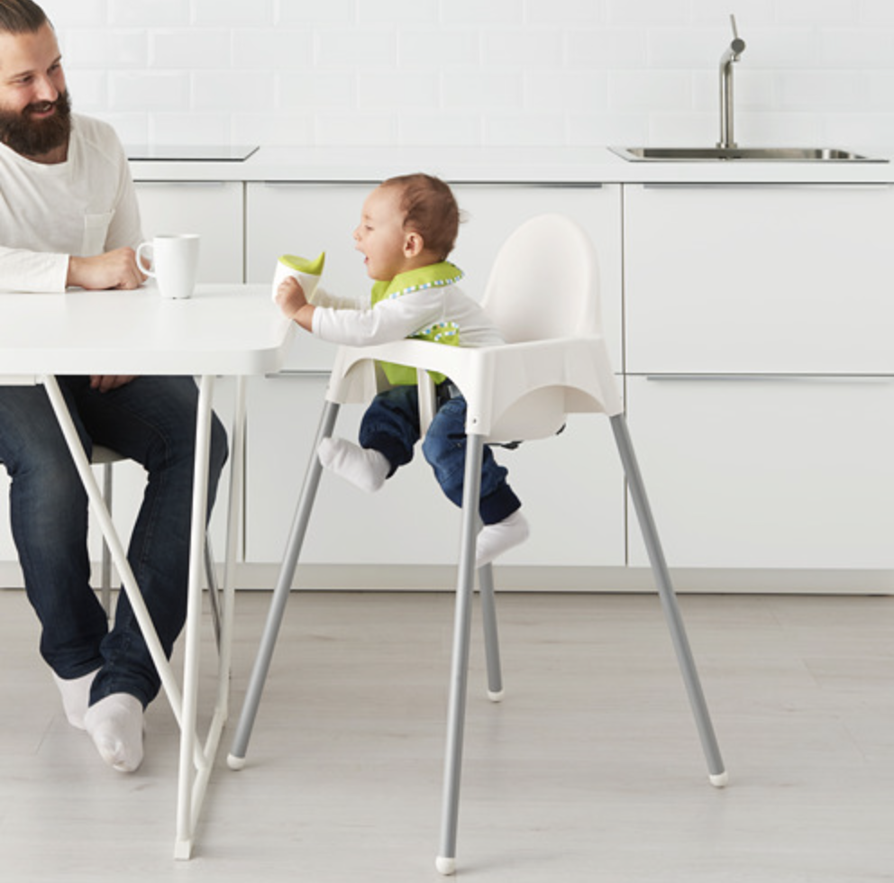 BB高腳椅推介：IKEA ANTILOP高腳椅連安全帶