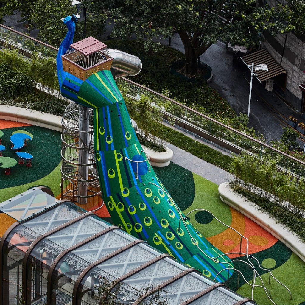 K11 Musea 天台花園 Bohemian Garden 孔雀主題遊樂場
