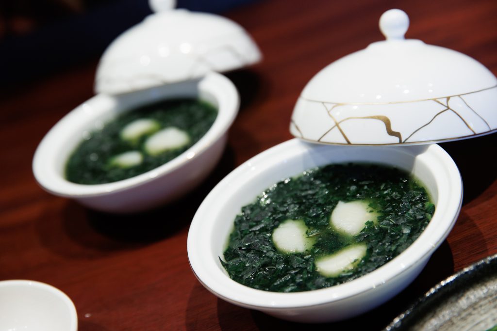 帶子護國羹（本地番薯苗）