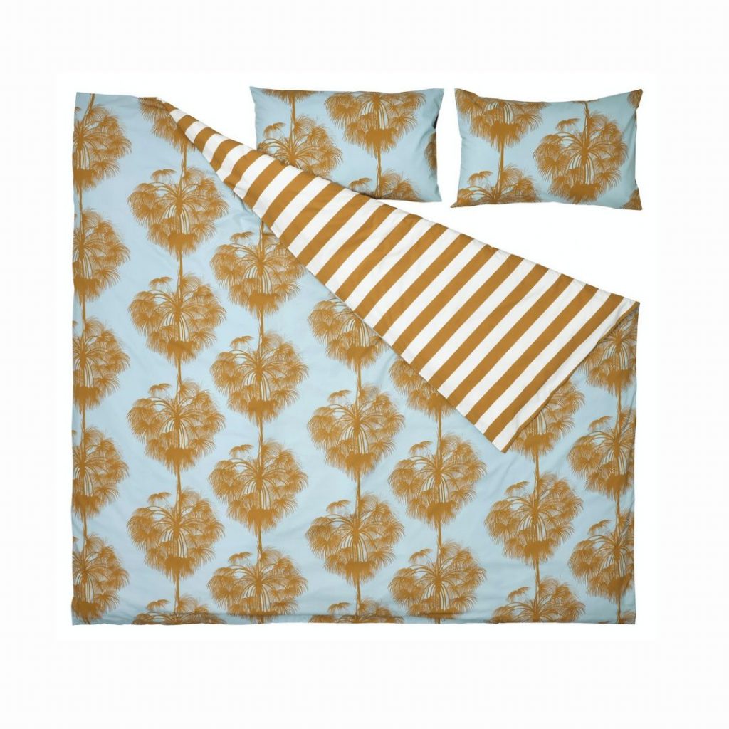 IKEA ÄNGLATRUMPET被套連2個枕袋, 200x200/50x80 cm （HK$$269.9/ 另有淺藍色）