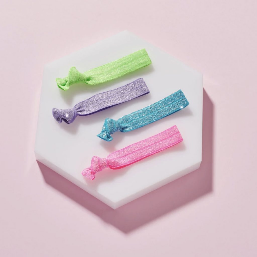 PIXIES PIX 螢光閃閃髮圈（一套四件 約HK$37）