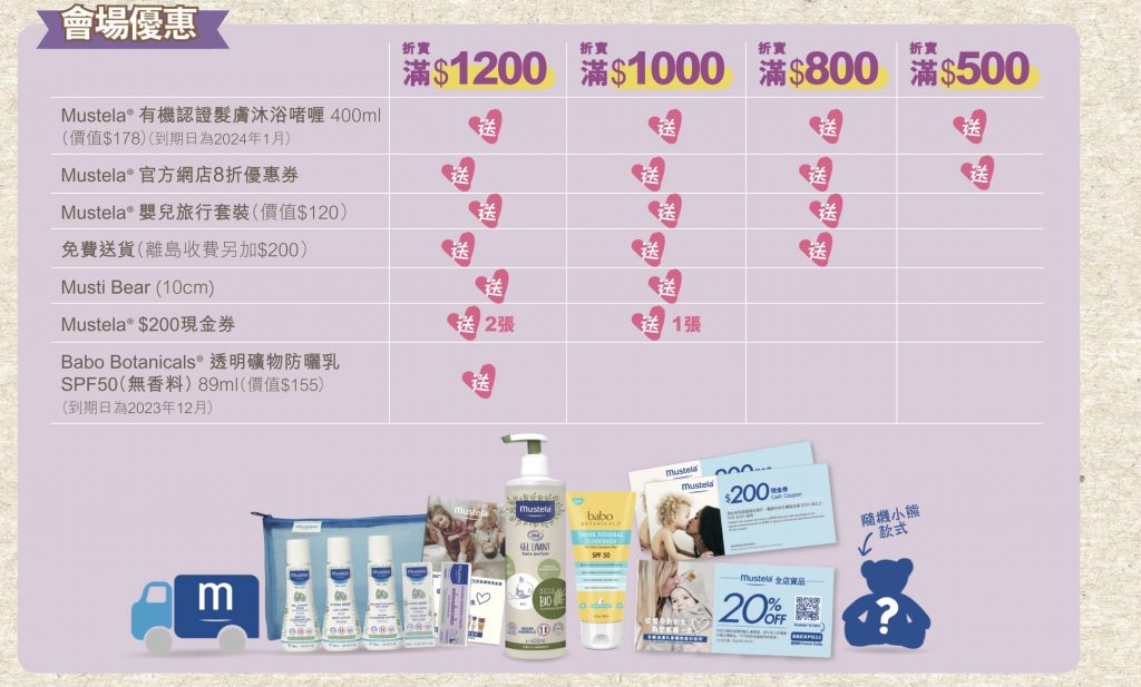 Mustela babo Baby fair jetso