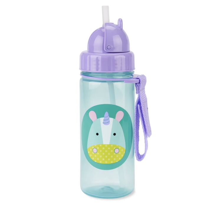 Skip Hop ZOO PP Straw Bottle 390ml （HK$79）
