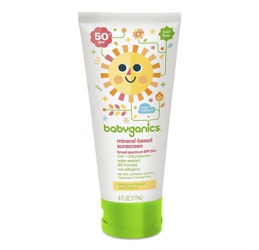 BabyGanics 寶寶/兒童防曬潤膚乳 SPF 50+ (HK$150 / 177ml)