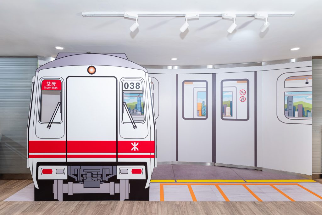 雅廊咖啡室懷舊列車打卡區
