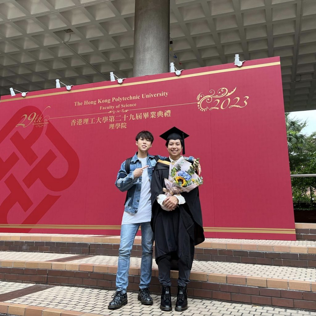 Marco在社交媒體將細佬畢業相置頂，又大讚細佬叻仔。（圖片來源：IG@marc_ip）