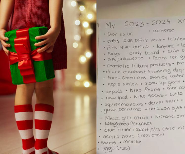 13歲少女聖誕願望清單  列出43件禮物全部名牌！家長注意5點有助控制孩子物慾