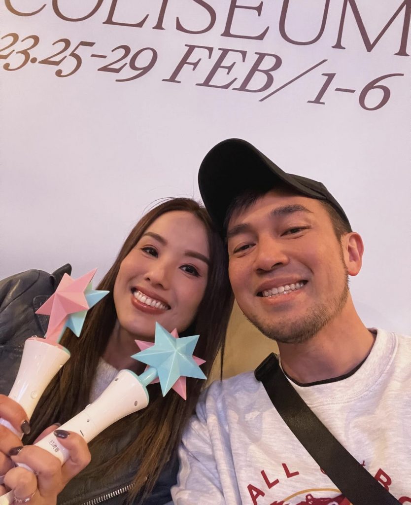 上周末楊洛婷與老公拍拖仔齊睇Twins演唱會，原來近日她為一事相當頭痕。（圖片來源：IG@rabeeayeung）