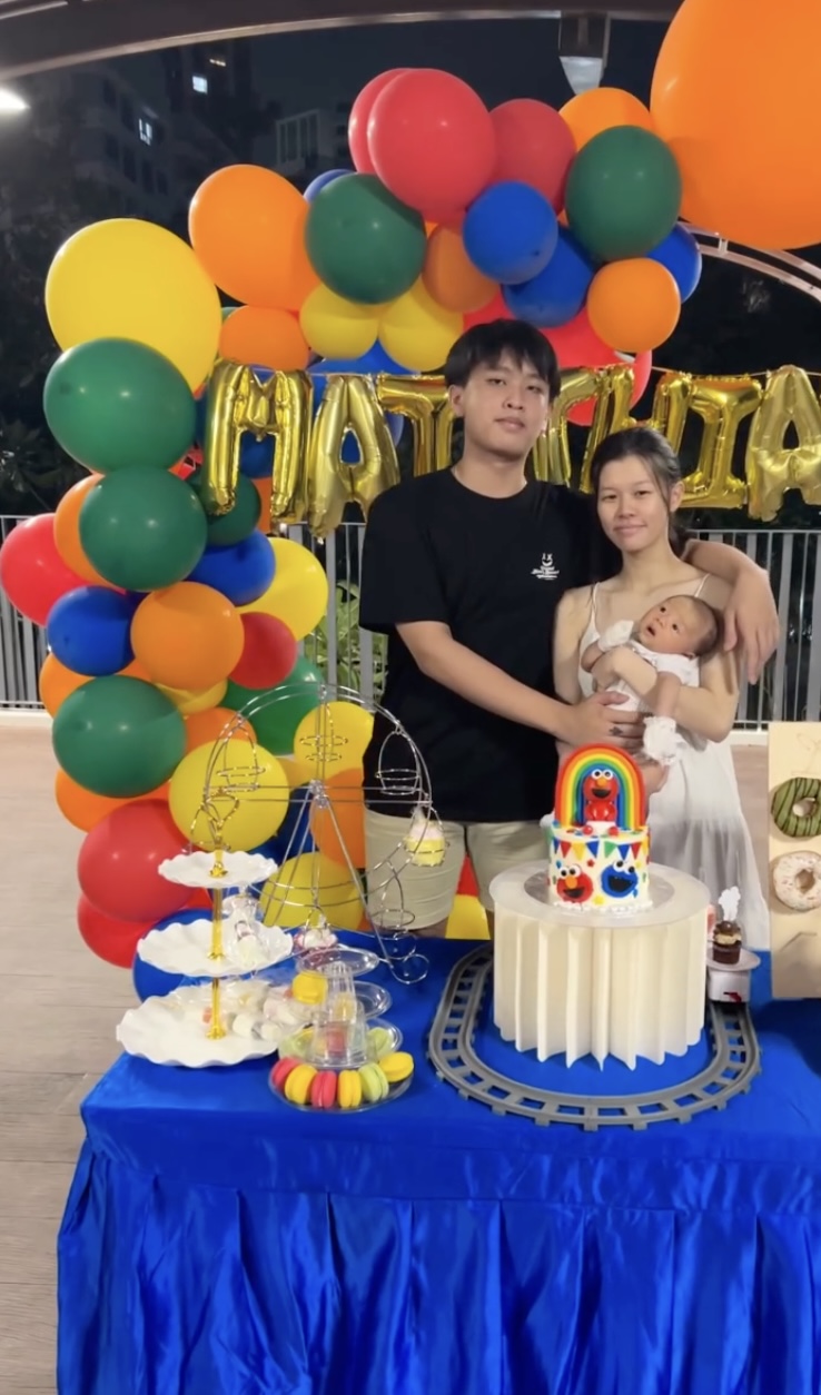 林麗香選擇支持兒子做爸爸的決定，更為金孫開慶生Party。（圖片來源：IG@shirli_ling）